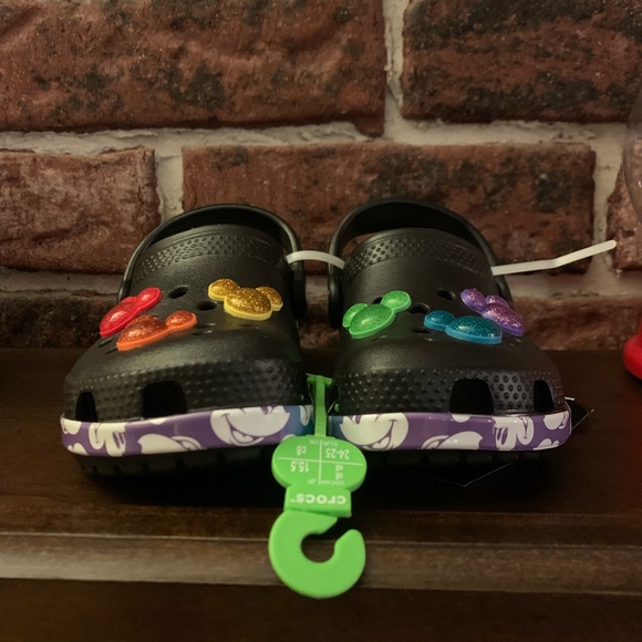 Crocs X Disney Mickey Mouse Rainbow Crocs - Picture 8 of 9